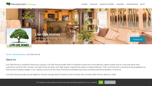 Live Oak Homes in Waycross, GA - Manufactured Home Manufacturer - live oak homes manufacturer