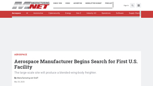 Aerospace Manufacturer Begins Search for First U.S. Facility - aerospace manufacturer news