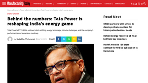 Behind the numbers: Tata Power is reshaping India's energy game - tata solar panel company