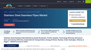 Stainless Steel Seamless Pipes Market, Industry Size, Share [Latest] - smls pipe factory
