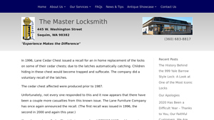 Lane Cedar Chest Recall Reissued - The Master Locksmith - lane cedar chest company