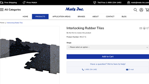 Rubber Floor Tiles | Interlocking Rubber Gym Floor Mats - Mats Inc. - rubber tiles factory