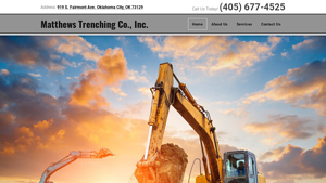 Matthews Trenching: Trenching | Oklahoma City, OK - trenching company