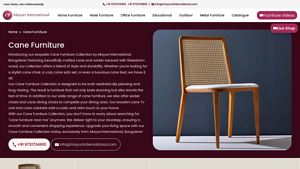 Leading Cane Furniture Manufacturers in India, Bangalore - cane furniture factory