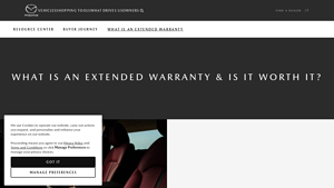 What Is an Extended Warranty | Mazda USA - automobile warranties by manufacturer