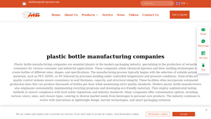 Plastic bottle manufacturing companies - Bottle Manufacturing Companies