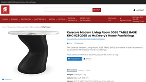 Caracole Modern Living Room JOSE TABLE BASE KHC-023-202B - caracole furniture company