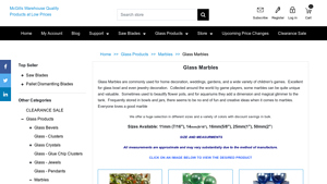 Glass Marbles - Bulk - McGills Warehouse - marble bulk