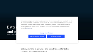 Battery 2030: Resilient, sustainable, and circular - McKinsey - ion battery company