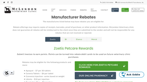 Manufacturer Rebates - McLendon Veterinary Clinic - apoquel manufacturer