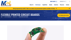 Flexible Printed Circuit Boards - mcl - flex pcb manufacturer