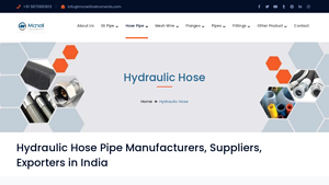 Hydraulic Hose Pipe Manufacturers, Suppliers, Exporters in India - hydraulic pipe factory