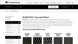 Expanded Metal & Expanded Grating In-Stock | McNICHOLS® - expanded metal sheet factory