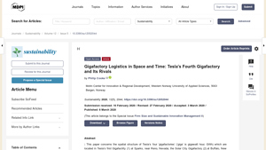 Gigafactory Logistics in Space and Time: Tesla's Fourth ... - MDPI - tesla electric car factory