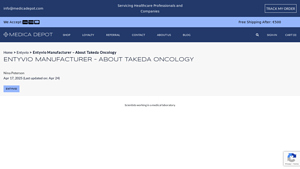 Entyvio Manufacturer - About Takeda Oncology - MEDICA DEPOT - entyvio manufacturer