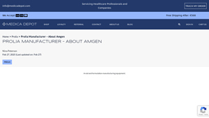 Prolia Manufacturer - About Amgen - MEDICA DEPOT - prolia manufacturer