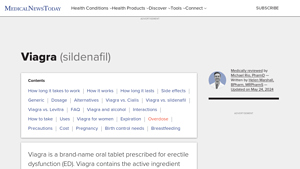 Viagra (sildenafil): Side effects, dosage, how long it lasts, and more - viagra manufacturer