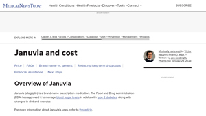 Januvia cost 2025: Coupons and more - Medical News Today - januvia manufacturer