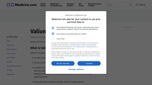 Valium: Uses, Taking, Side Effects, Warnings - Medicine.com - valium manufacturer