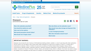Diazepam: MedlinePlus Drug Information - valium manufacturer