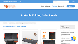 Portable Folding Solar Panels - Shenzhen Melin Sunergy Co., Ltd. - foldable solar panel factory