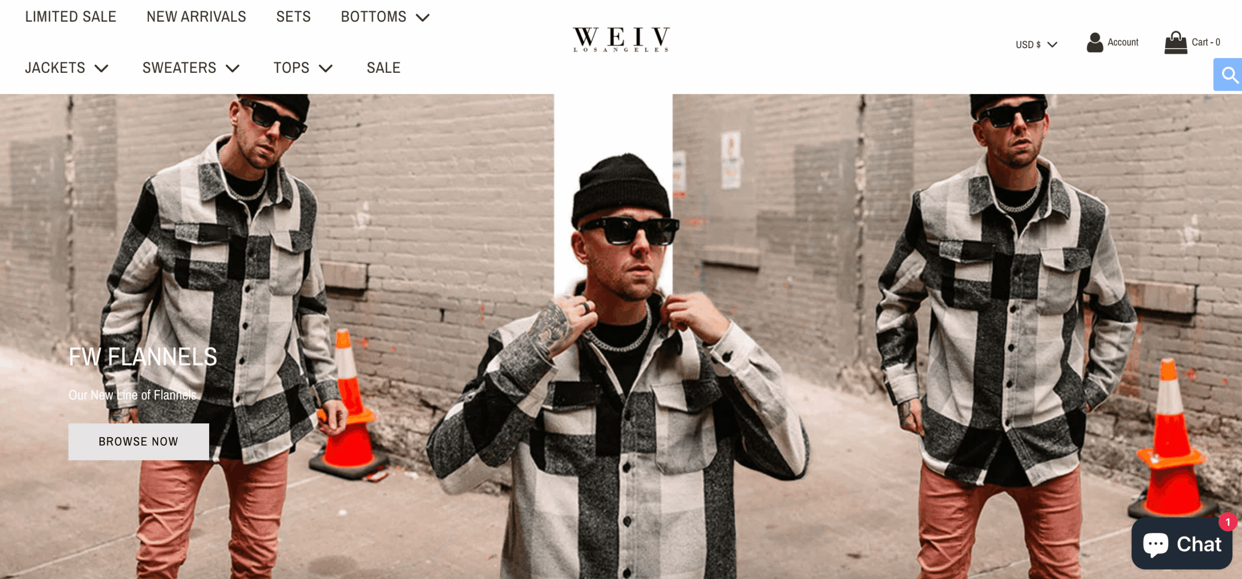 A relevant stock photo of mens clothes supplier in a typical setting.