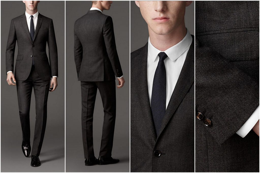 A relevant stock photo of men's suit manufacturer in a typical setting.