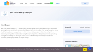 Blue Chair Family Therapy - Mental Healthcare Careers - blue chair company