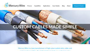 Custom Wire and Cable | Cable Assemblies | Mercury Wire - wire manufacturer