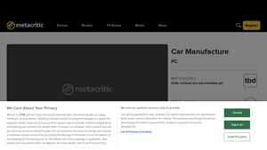 Car Manufacture Reviews - Metacritic - car manufacturer game
