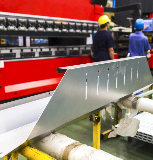 A relevant stock photo of metal china in a typical setting.