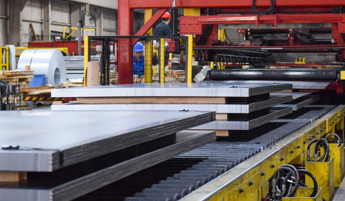 A relevant stock photo of metal fabrication supplier in a typical setting.