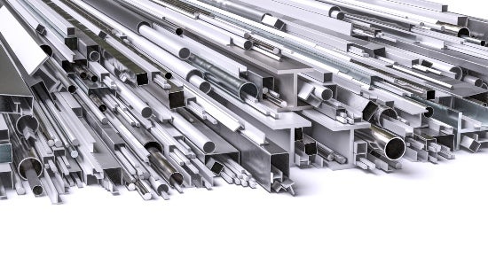 A relevant stock photo of metal supplier in a typical setting.