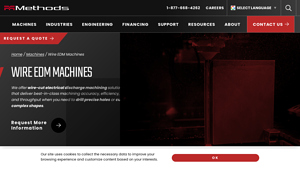 Wire EDM Machines | Wire Cut EDM - Methods Machine Tools - wire cutting machine company