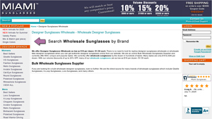 Designer Sunglasses Wholesale - Low as $18 per dozen / $1.50 each - designer sunglasses bulk
