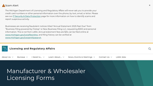 Manufacturer & Wholesaler Licensing Forms - State of Michigan - manufacturer plate