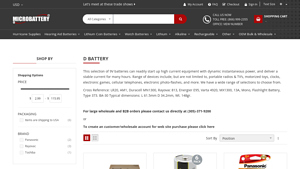 D- Battery - Microbattery - d cell battery bulk