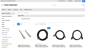 HDMI Cables - Page 1 - Micro Connectors, Inc. - micro hdmi cable bulk