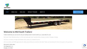 Mid South Trailers - Quality Trailers - georgia trailer manufacturer