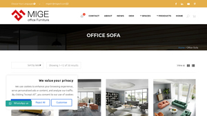 Office Sofa - MIGE office furniture - office sofa factory
