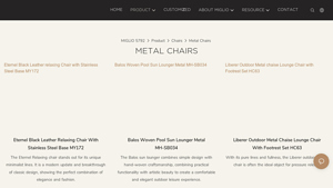 Wholesale Metal Chairs Manufacturer & Supplier - MIGLIO 5792 - metal chairs bulk