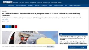 radar avionics jet fighter | Military Aerospace - f16 manufacturer