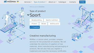 Contract manufacturer of Creatine Supplements - Millmax - creatine manufacturer