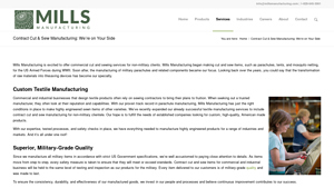 Contract Cut and Sew Manufacturer | Mills Manufacturing - cut and sew manufacturer