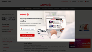 Repatha Description | MIMS Philippines - repatha manufacturer