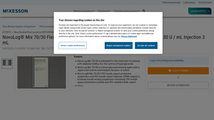 NovoLog® Mix 70/30 FlexPen® Insulin Aspart - McKesson - novolog manufacturer