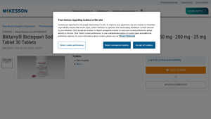 Biktarvy® Bictegravir Sodium / Emtricitabine / - McKesson - biktarvy manufacturer