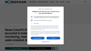 Noise ColorFit Pro fitness band launched in India, features BP ... - noise colorfit company