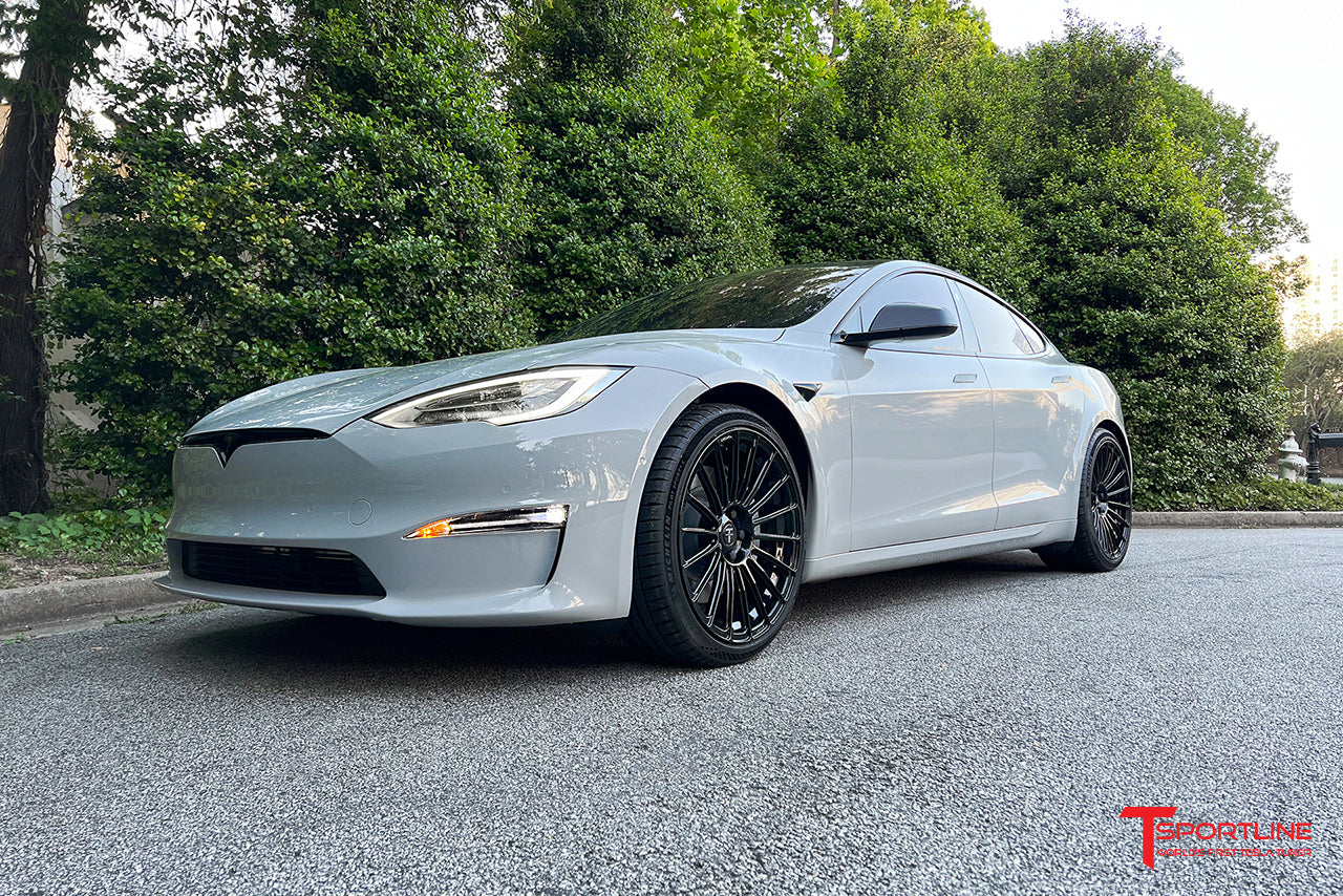 A relevant stock photo of model s plaid custom in a typical setting.