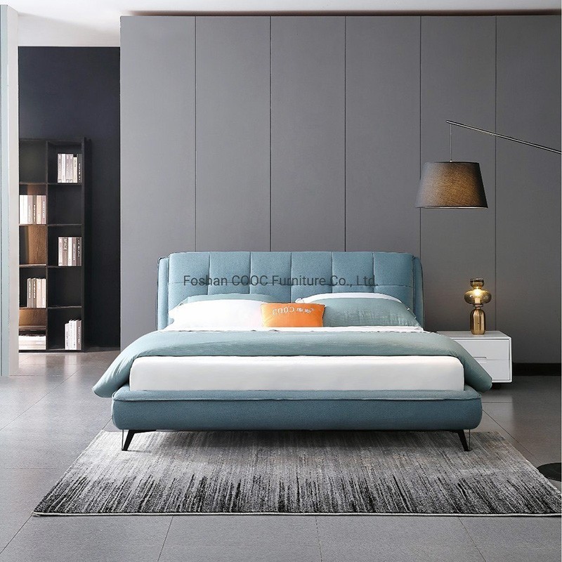 A relevant stock photo of modern bedroom furniture china in a typical setting.